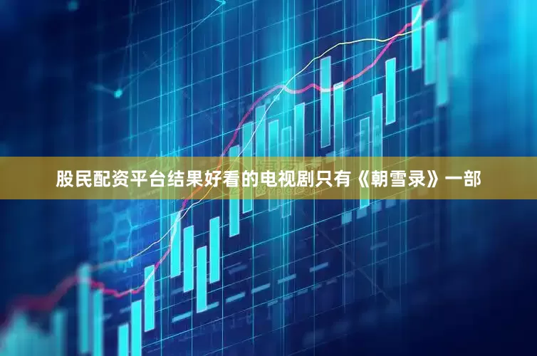 股民配资平台结果好看的电视剧只有《朝雪录》一部