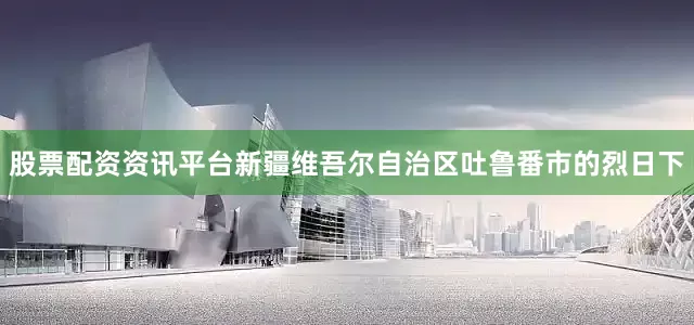 股票配资资讯平台新疆维吾尔自治区吐鲁番市的烈日下